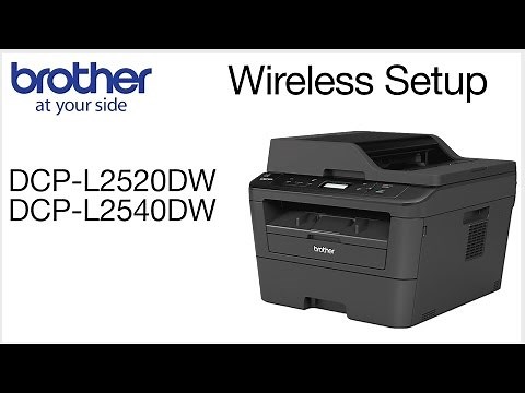 Wireless Setup without using a USB cable DCPL2520DW DCPL2540DW