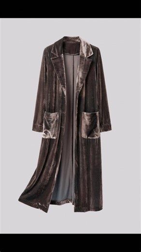 Women's Silk Velvet Duster Coat, Elegant Long Cardigan, Luxury Boho Maxi Jacket - Etsy
