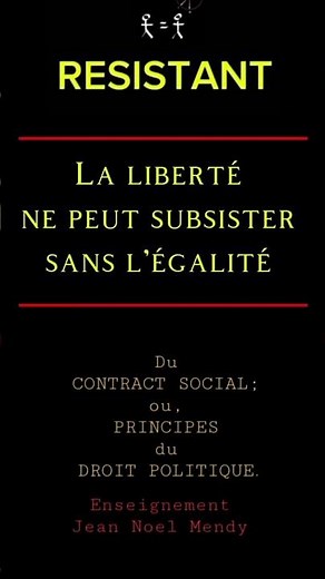 Enseignement Jean Noel Mendy, Prendre la mesure de "libres et égaux en droits " dans la DDHC de 1789