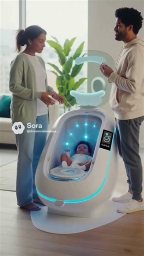 Automatic Baby Diaper & Clothes Changer Machine