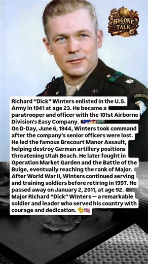 Richard “Dick” Winters: The Hero of D-Day 🇺🇸🫡