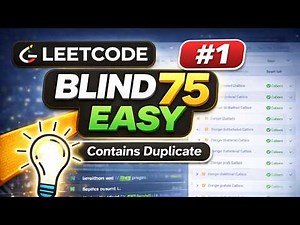 Contains Duplicate – LeetCode Easy Explained (Blind 75 Ep. 1)