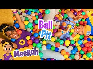 Blippi & Meekah's Great Big Ball Pit | Educational Videos for Kids | Blippi and Meekah Kids TV