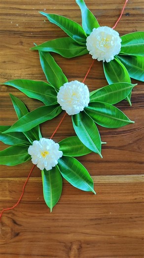 Chaitra Navaratri/Guddi Padwa special Mango Leaves Toran/Decoration |Traditional Decor #viral#shorts