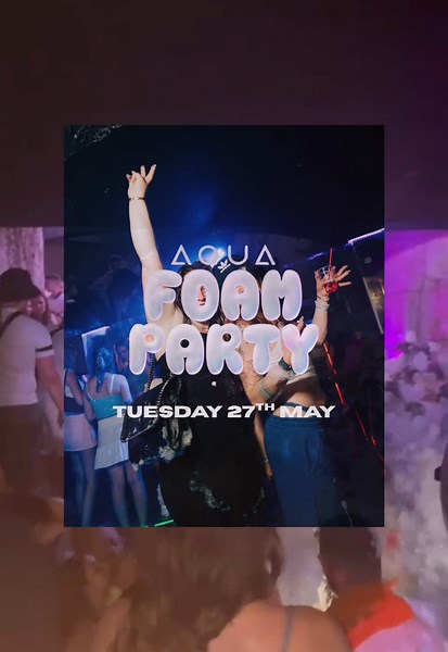 Aqua Foam Party Returns This May!