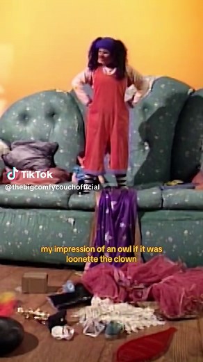 Impression of an Owl as Loonette the Clown