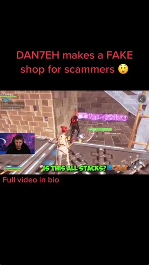 DAN7EH creates a deceptive shop for scammers