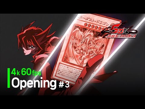📼 Yu-Gi-Oh! 5D's (2008~11) Opening 3 [4k | 60fps | Creditless]