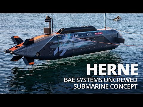 In action - the HERNE XLUAV uncrewed autonomous submarine