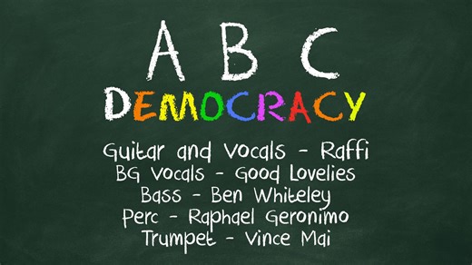 Raffi's new song, ABC Democracy - Check out the video on the Raffi Foundation There you’ll find the music video and the online study guide Inspiring Democracy for parents, teachers and kids grade 3 and up!! #ABCdemocracy | Raffi