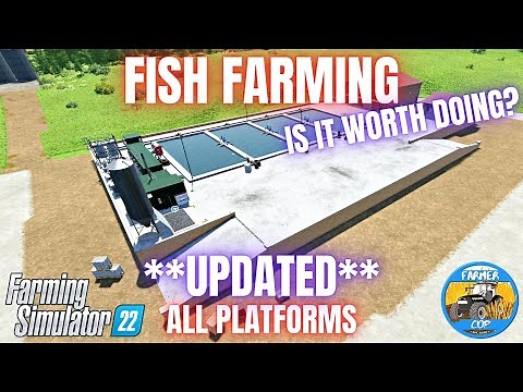 UPDATED FISH FARMING MOD TUTORIAL - Farming Simulator 22