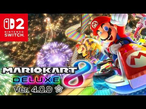 Mario Kart 8 Deluxe Nintendo Switch 2 Update Edition - 100% Walkthrough Part 1 - Version 4.0.0 START