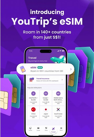 Roam Smart with YouTrip's eSIM in 140 Countries