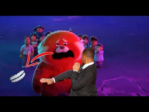 Turning Red but Will Smith Slaps Meilin 👊👋