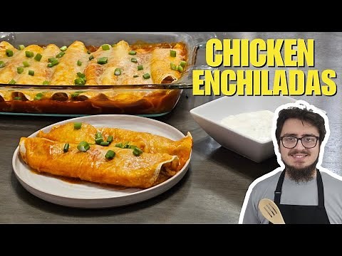 HOW TO MAKE THE BEST CHEESY ENCHILADAS | SIMPLE DINNER
