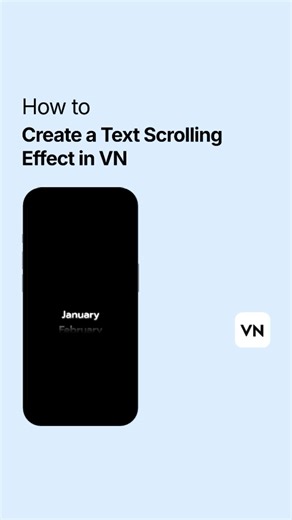 VN Video Editor on Instagram: "How to Create a Text Scrolling Effect in VN Make your text move smoothly with a simple scrolling effect ✨ In this tutorial, you’ll learn how to use keyframes, masks, and curves in VN to create clean, dynamic text animations. Perfect for reels, vlogs, and creative videos. Try it now and level up your edits 🎬 #vn #vntutorial #scrollingtext #vneditor #vnapp #videoediting #contentcreationtips #videocreator #digitalcreator"