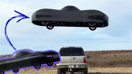Flying car prototype drives, takes off and flies over traffic in 'world first' feat