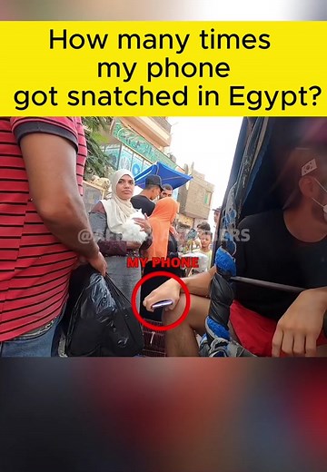 How many times my phone got snatched in Egypt #fyp #thief #stole #snatched #street #egyptian #viral #foryou