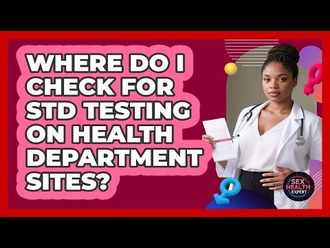 Where Do I Check For STD Testing On Health Department Sites?