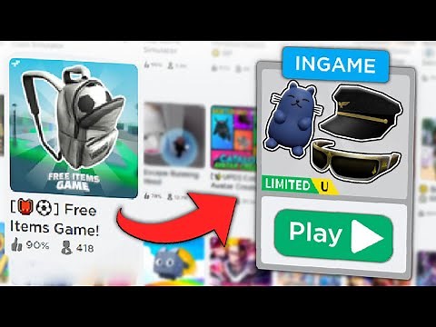 How to Get FREE INGAME UGC LIMITEDS QUICKLY and EASILY.. (Roblox Tutorial)
