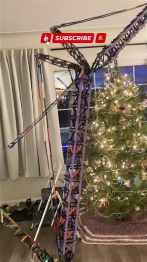 Giant LEGO Liebherr Lr13000 Crane Moc x Christmas Tree