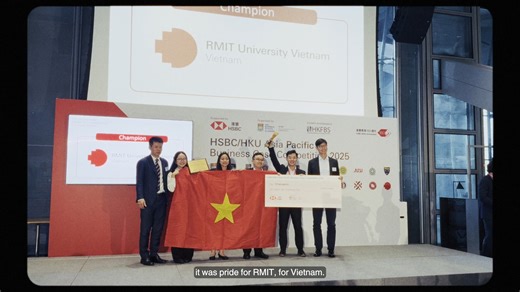 From Vietnam to the global stage - and to the top. Meet the APAC Champions of the HSBC Business Case Competition 2025 from RMIT University Vietnam. This video captures their journey behind the win: the pressure, the preparation, and the strategic thinking required to tackle real-world business challenges at one of the most competitive case competitions globally. More than a victory, it is a testament to how academic knowledge, teamwork, and industry-relevant learning come together to create real