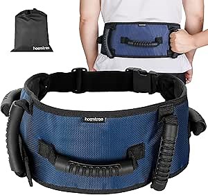 VERY100 Gait Belt Transfer Belt with Padding Handles,Transfer Belts for Lifting Seniors with One-Click Buckle,Medical Nursing Gait Belt for Patient Assist-Elderly, Handicap, Physical Therapy