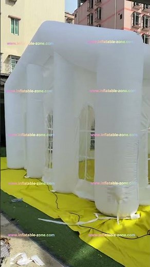 Inflatable Wedding Party Tent Inflatables Booth With Led Changeable Colour For Outdoor Show