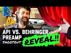API vs Behringer Microphone Preamp Shootout REVEAL!!
