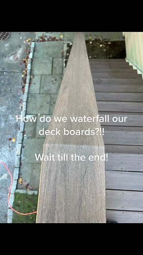 Deck Builder Dan's Waterfall Deck Boards Carpentry Project