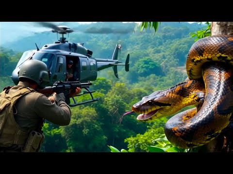 Anaconda attack on public bus , epic fight of anaconda 🐍🐍