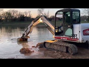 Digging 900 Yards Fill Dirt Bobcat 337 Excavator
