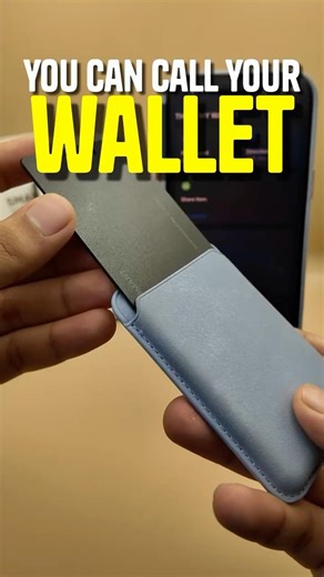 If you can't find your wallet just call it #statik #traveltok #keysmart #smartcard #applefindmy