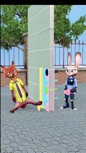 Nick and Judy: Funniest Moments! (Part 2) 😂🦊 #Zootopia #Shorts #Funny