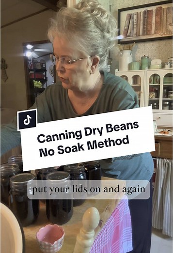 Canning Dry Beans Using No Soak Method