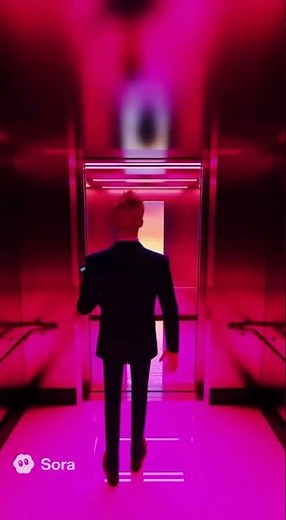 Some elevators stop at the top floor. #nyc #animation #cryptocurrency #youtubeshorts #ai