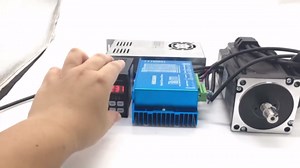 Nema 23 57mm Closed Loop Stepper Motor Kit DSP Easy Servo 1.2 Nm/170 oz.in 1000 Line Encoder Step Motor 8mm Shaft 4.2A 1000rpm, 24-80VDC Steping Driver, DC Motor Kits CNC