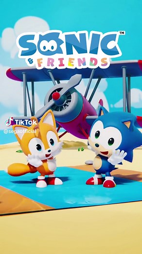 ✨️🔵いっしょにおどろう🟡✨️ #ソニック #テイルス #ソニフレ #Sonicandfriends #sonic #セガ #sega