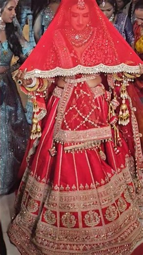 Bride Entry ❤️ #wedding #shorts #trending #bride