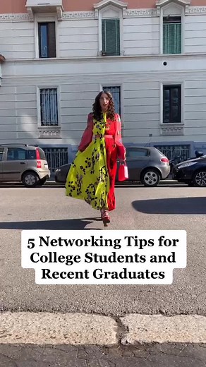 5 networking tips for college students and recent graduates, PT. 1 #learnontiktok #tiktokpartner #networking #careeradvice #tiktokfashion