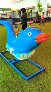 cute blue dolphin & jelly fish