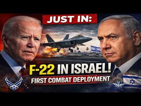 JUST IN: US F-22 Raptors Land in Israel for First-Ever Combat Deployment