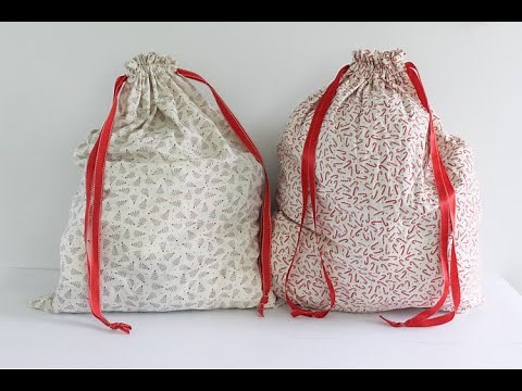 DIY Santa Sack Tutorial
