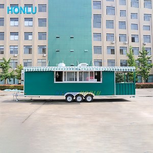 [Hot Item] Street Vending Cart, Snack Trailer, Outdoor Food Kiosk with Snack Machines