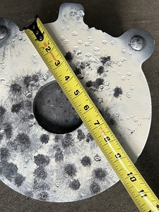 Steel targets - how much damage and still safe? What...