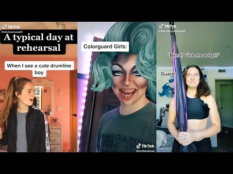 Colorguard Tik Tok Compilation | Comical