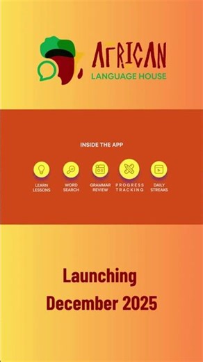 A sneak peak of the first ever African language app!