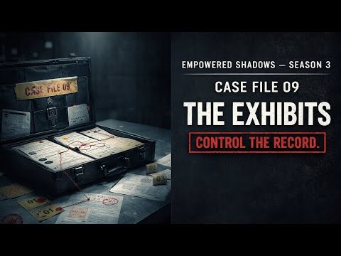 THE EXHIBITS: Control The Record | Case File 09 | Empowered Shadows Podcast