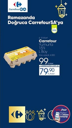 Ramazanda Doğruca CarrefourSA’ya. 💙