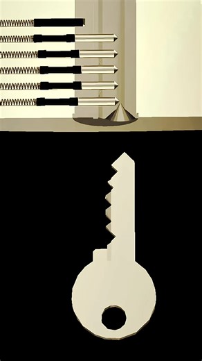 How a key works Key mechanism in 3D animation | Ellis George